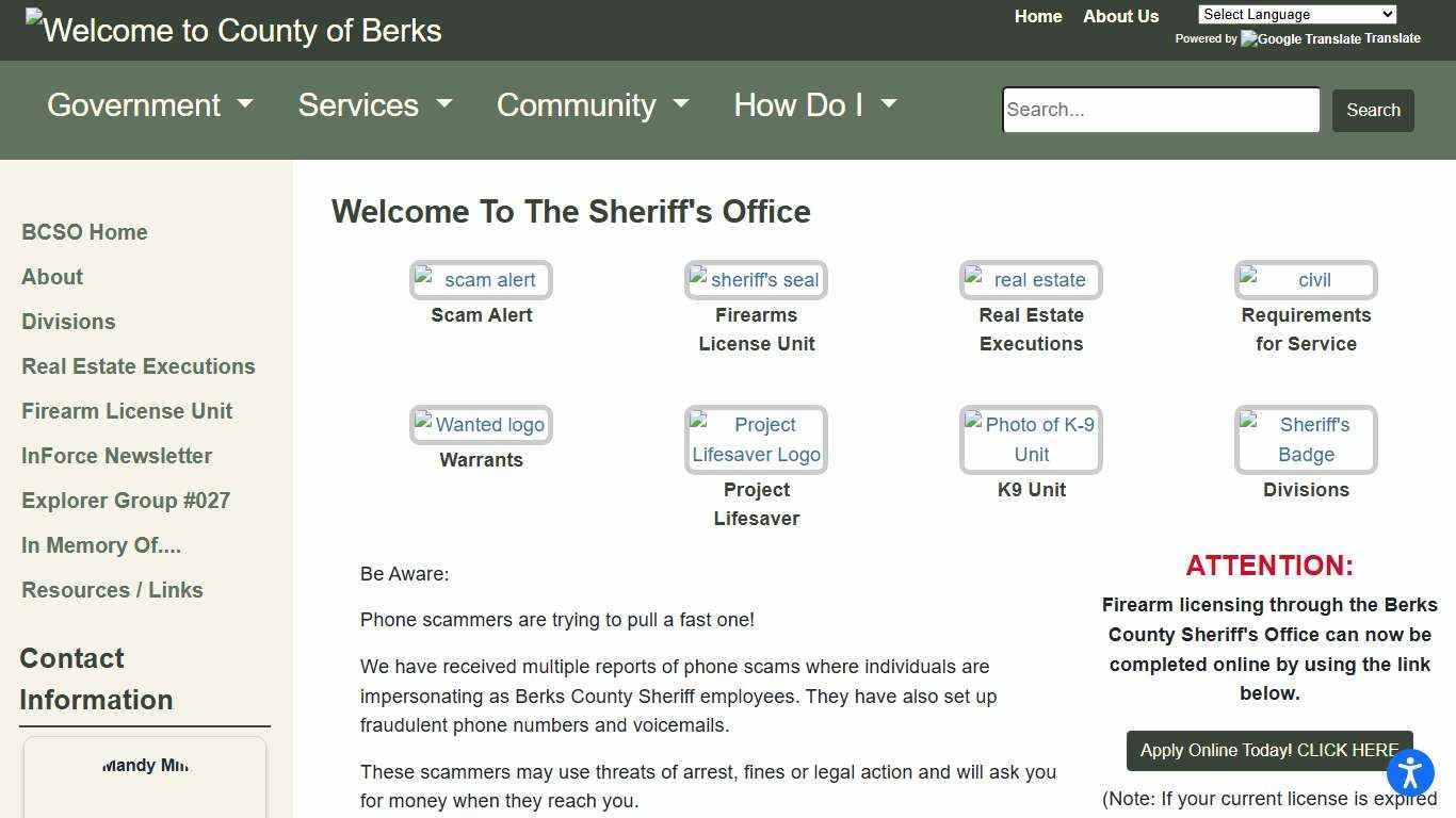 Berks County - Sheriff
